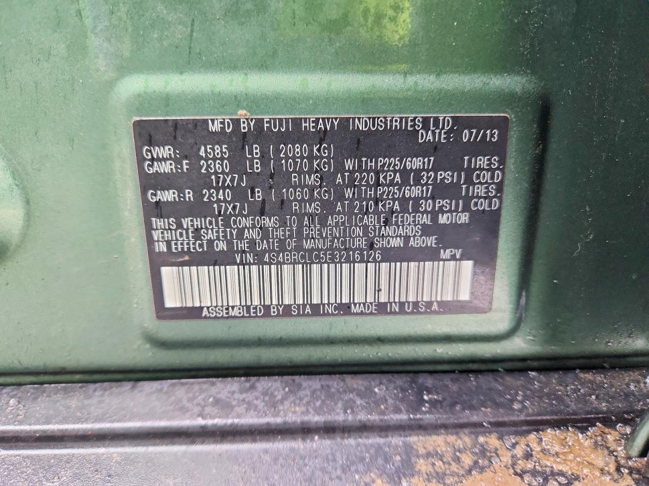 Subaru Outback 2.5i Limited