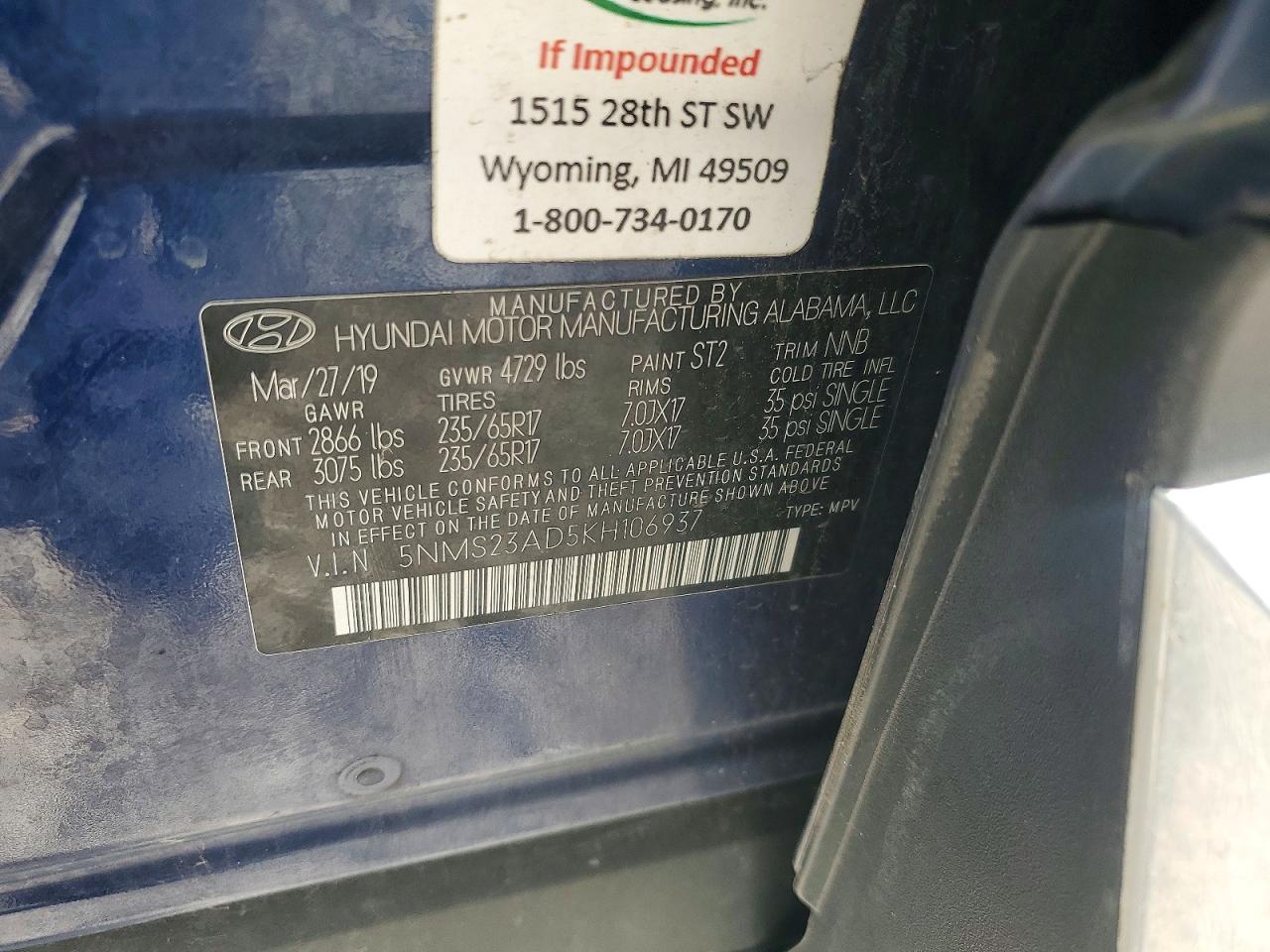 Hyundai SANTA FE Se