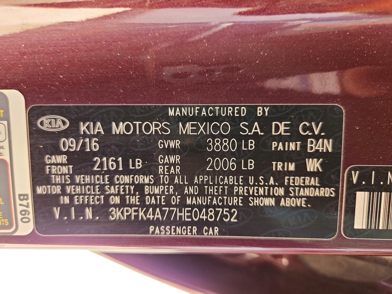 Kia Forte Lx