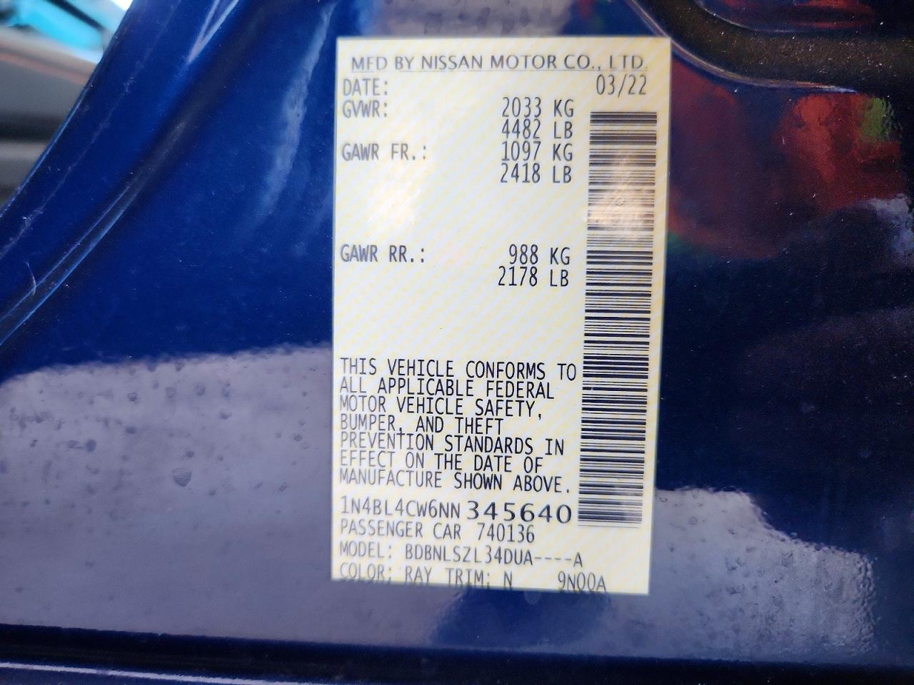 Nissan Altima 2.5 Sr