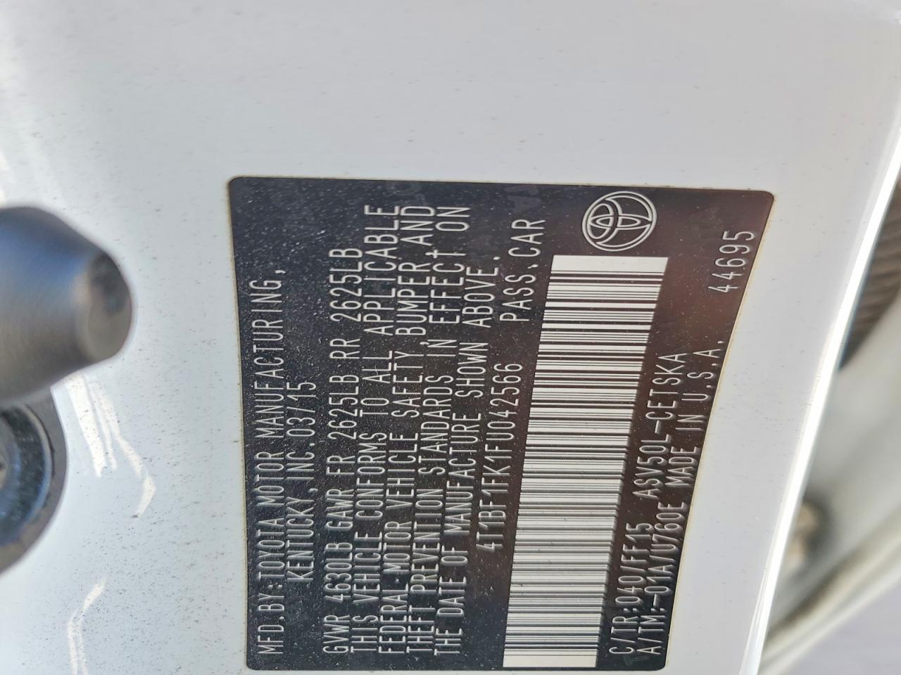 Toyota Camry Se