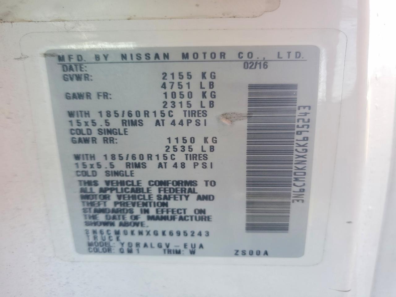 Nissan Nv Sv