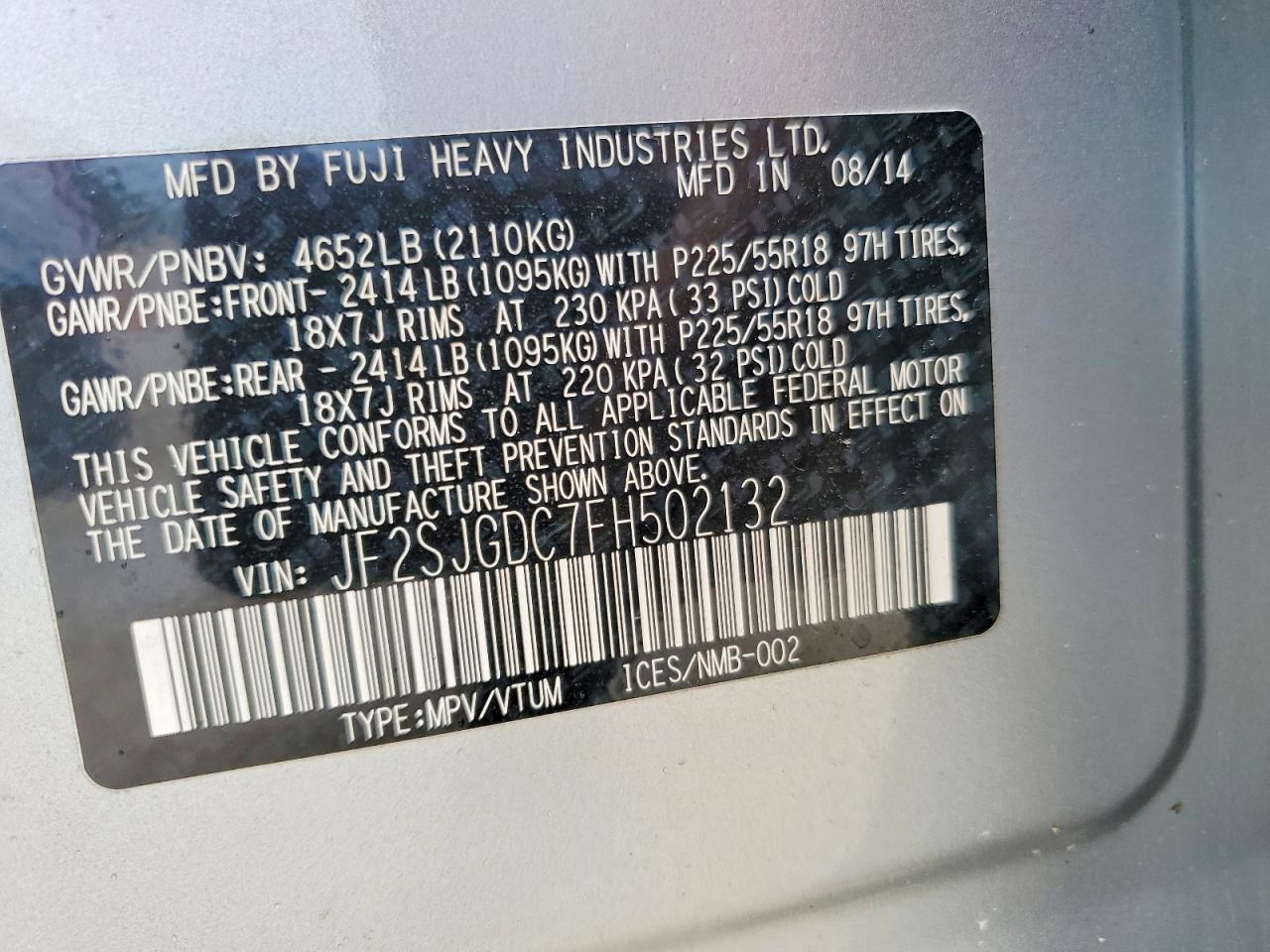 Subaru Forester 2.0xt Premium