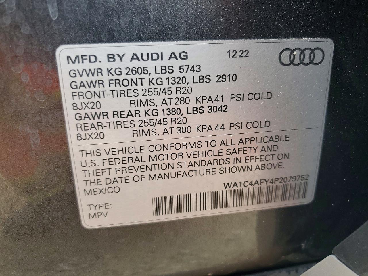 Audi Sq Prestige