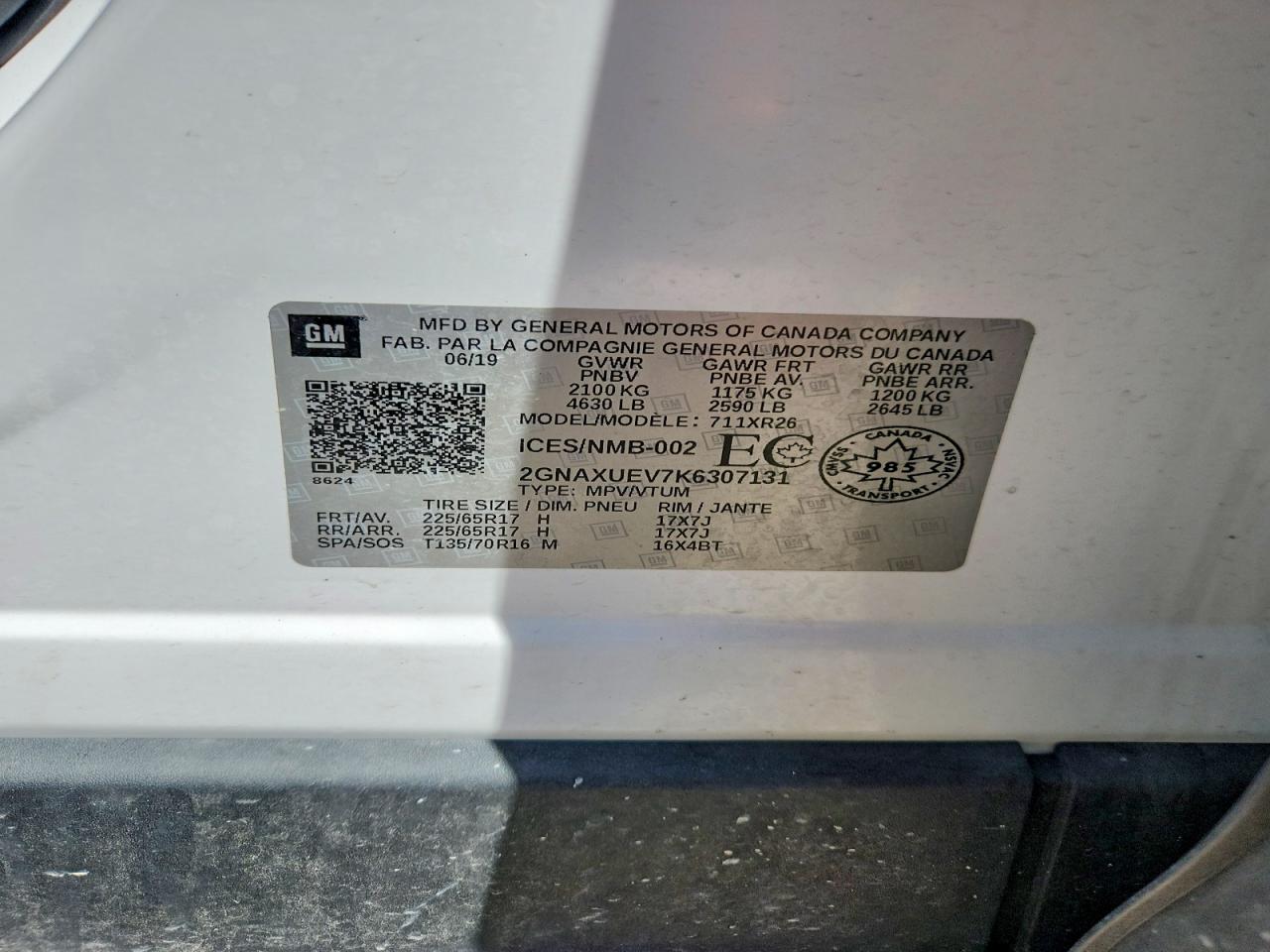 Chevrolet Equinox Lt
