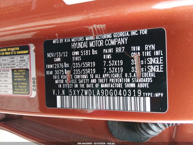Hyundai SANTA FE Sport 2.0t