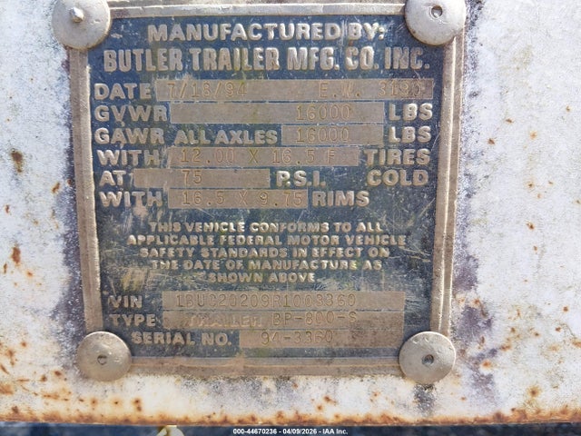 Butler Trailer Manufacturing