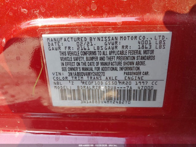 Nissan Sentra Sr Xtronic Cvt