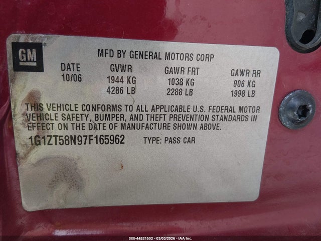 Chevrolet Malibu Lt