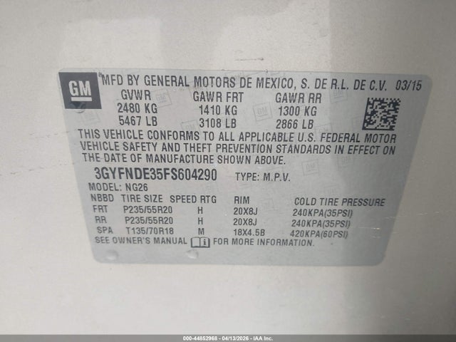 Cadillac SRX Premium Collection