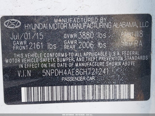 Hyundai ELANTRA Se