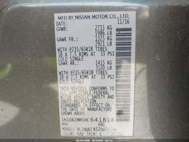 Nissan Pathfinder S
