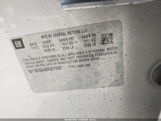 Chevrolet Malibu 2lt