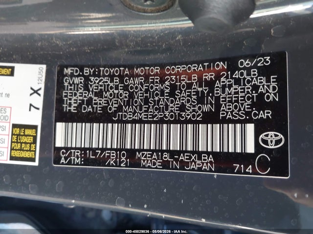 Toyota Corolla Le