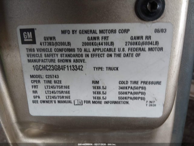 Chevrolet Silverado 2500 Ls