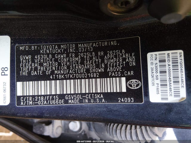 Toyota Camry Se V6