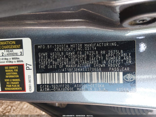 Toyota Camry Se