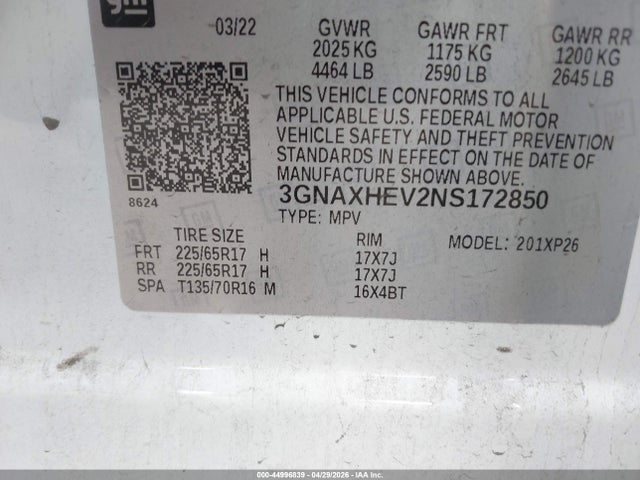 Chevrolet Equinox Fwd Ls