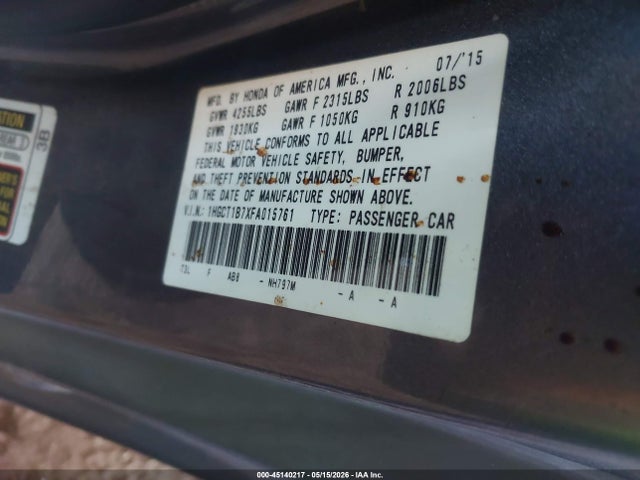 Honda Accord Ex
