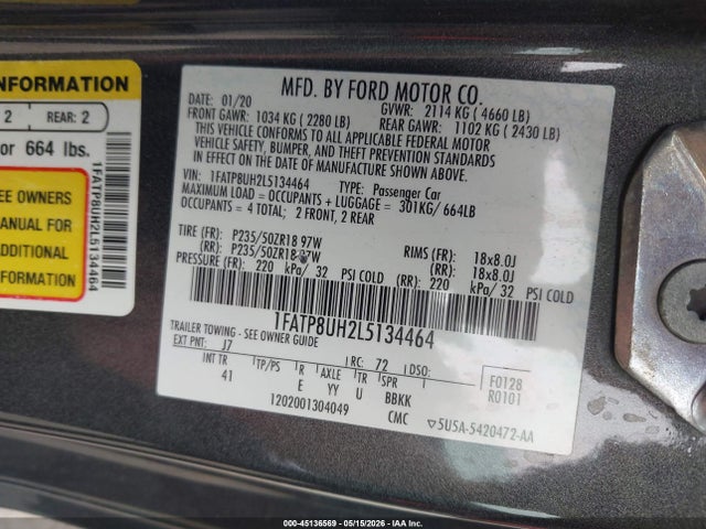 Ford Mustang Ecoboost Premium