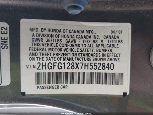 Honda Civic Ex