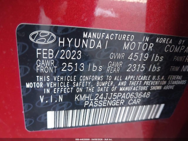 Hyundai SONATA Blue