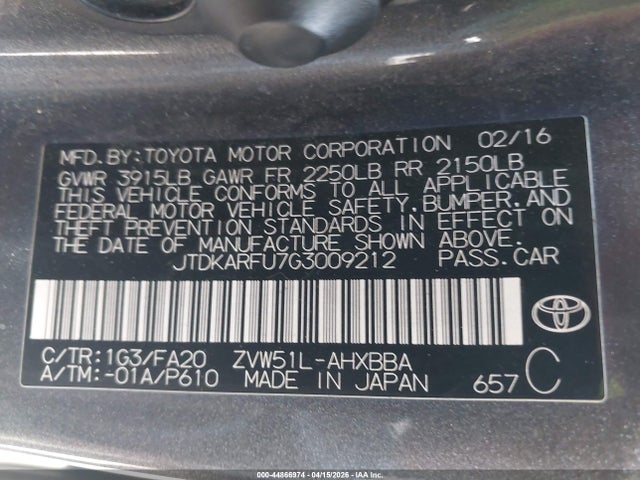 Toyota Prius Two Eco