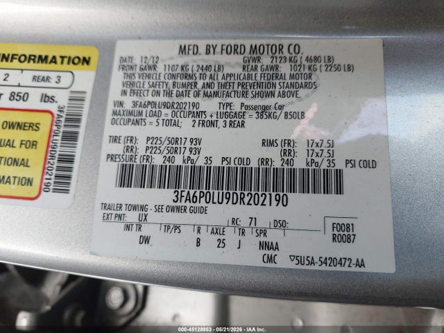 Ford Fusion Se