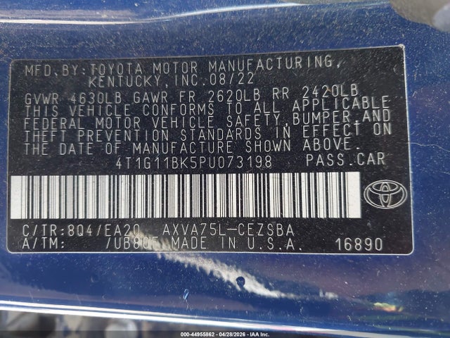 Toyota Camry Se Awd