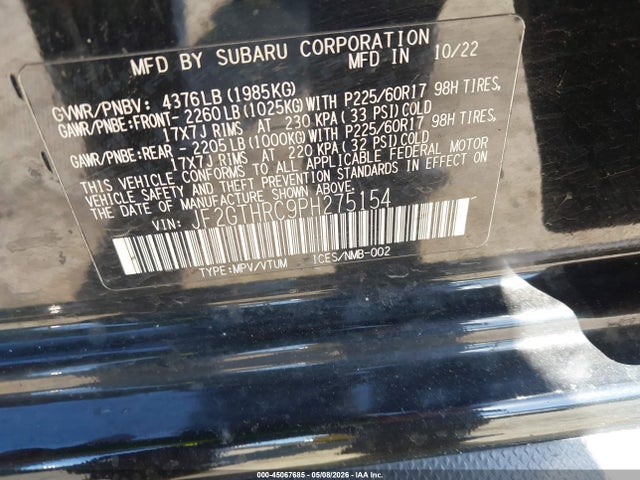 Subaru Crosstrek Sport
