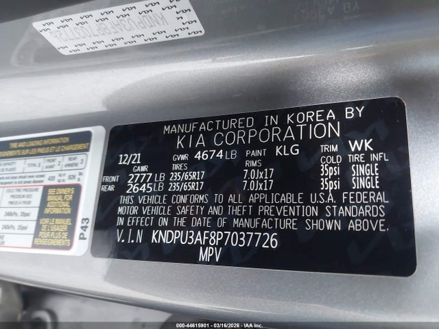 Kia Sportage Lx