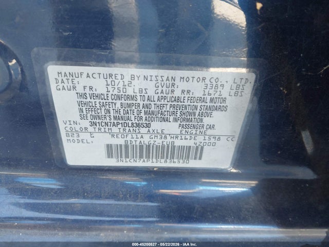 Nissan Versa 1.6 Sl