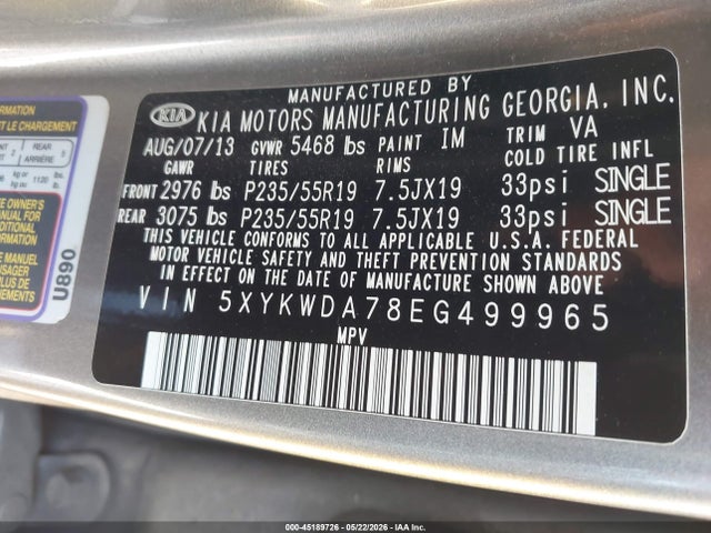Kia Sorento Limited V6