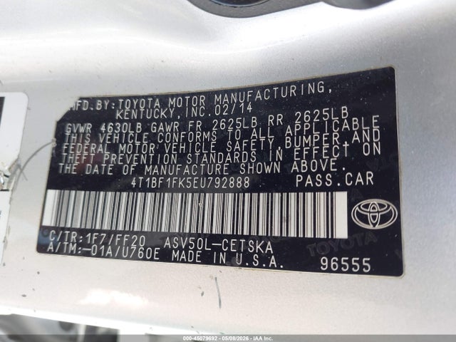 Toyota Camry Se