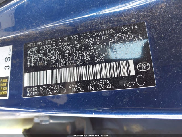 Toyota Prius v Three