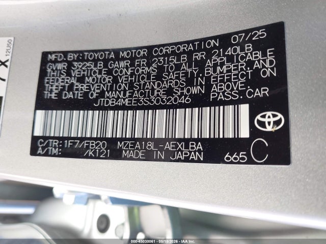 Toyota Corolla Le