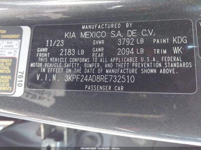 Kia Forte Lxs