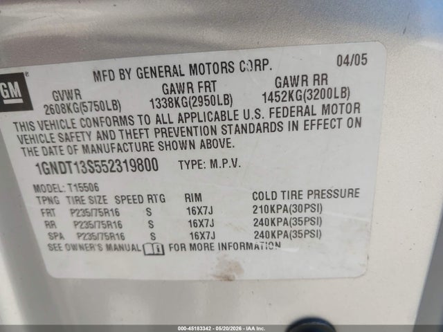 Chevrolet Trailblazer Ls