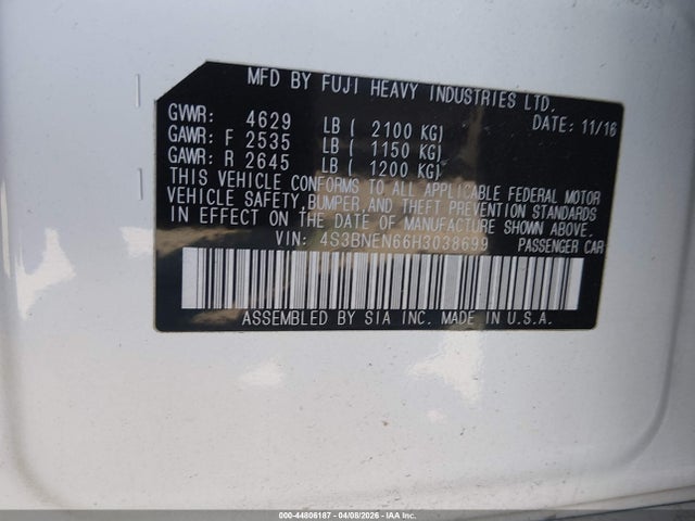Subaru Legacy 3.6r Limited