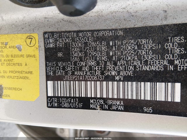 Toyota Highlander V6
