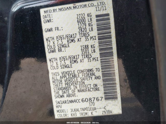Nissan Pathfinder Sv