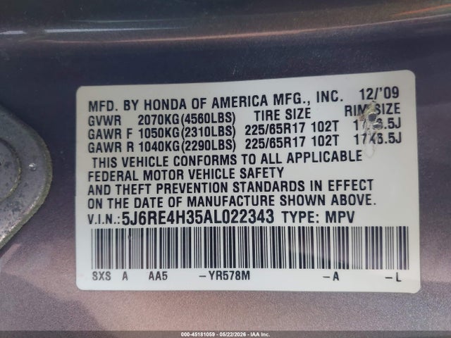 Honda CR-V Lx