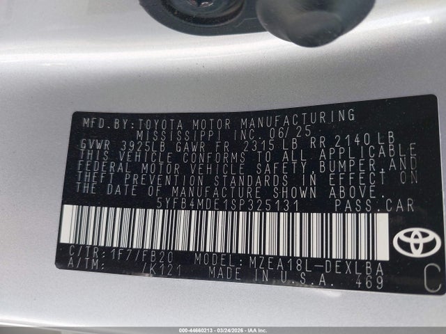 Toyota Corolla Le