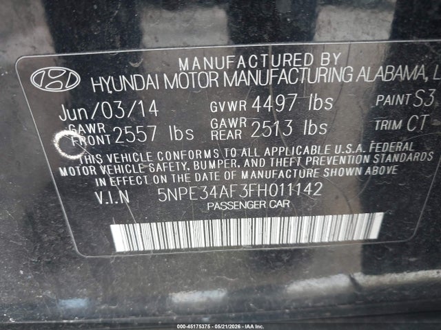 Hyundai SONATA Limited