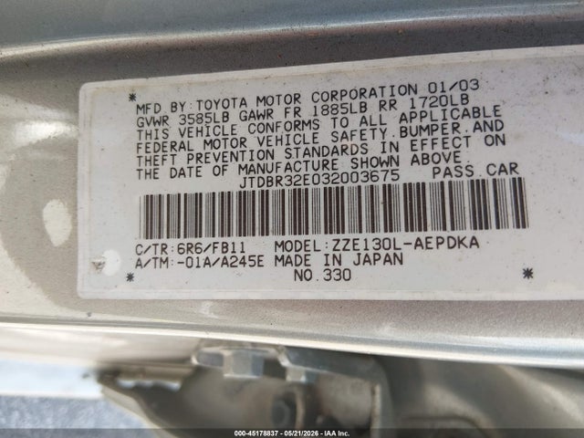 Toyota Corolla Ce
