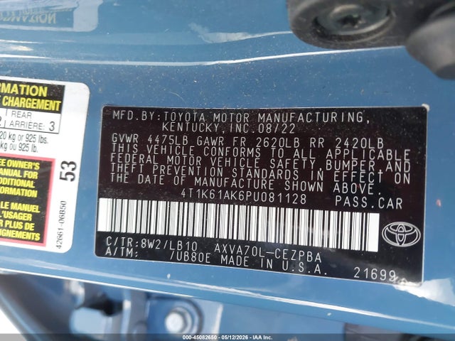 Toyota Camry Xse