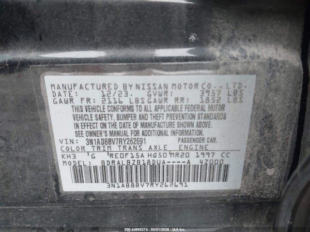 Nissan Sentra S Xtronic Cvt