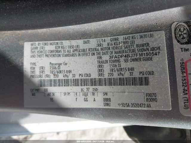 Ford Fiesta Se