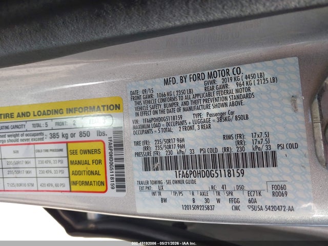 Ford Fusion Se