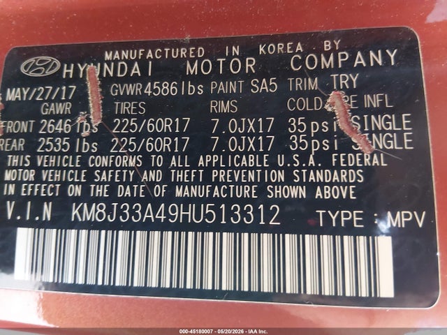Hyundai TUCSON Se Plus